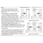 Tense ERS-12DY 8 Pin Soketli Zaman Rölesi 12DK,PANO Tipi 48X48MM - Görsel 2