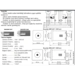 Tense ERS-12Y 8 Pin Soketli Zaman Rölesi 12SN,PANO Tipi 48X48MM - Görsel 3