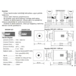 Tense ERS-60DY 8 Pin Soketli Zaman Rölesi 60DK,PANO Tipi 48X48MM - Görsel 3