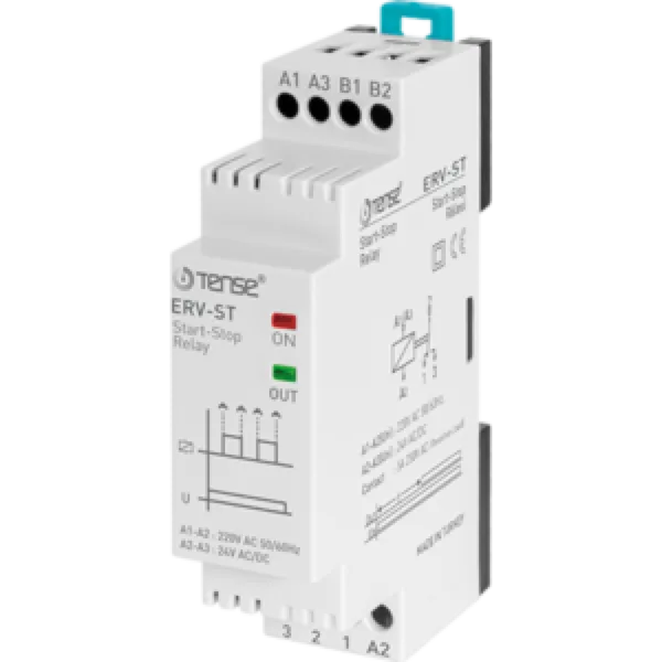 Tense ERV-ST Start Stop Rölesi, Klasik Kutu, 220V AC (50-60 Hz.)