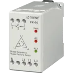 Tense FK-04 Faz (Motor) Koruma Rölesi,Faz Sırası,Sabit %30 Asimetri,Klasik DIN Kutu