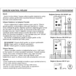 Tense GK-03 Trifaze Aşırı Gerilim Kontrol Rölesi Klasik DIN Kutu - Görsel 2