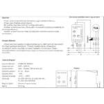 Tense GK-04S Trifaze Aşırı -Düşük Gerilim Kontrol Rölesi Klasik DIN Kutu - Görsel 3