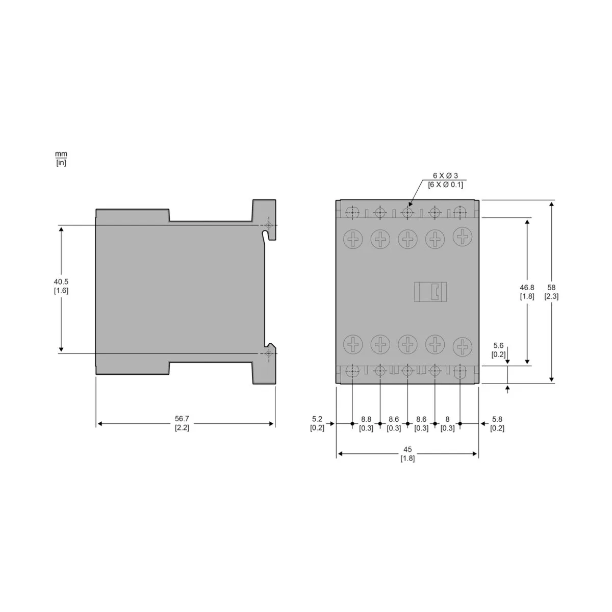 Schneider LC1K0610F7 TESYS K 440V 6A 110V AC 3P Kontaktör - Görsel 2