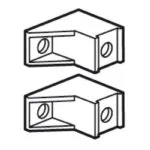 Legrand 020050 XL³ 160 için IP2x klemens taşıyıcı dikey montajlanır