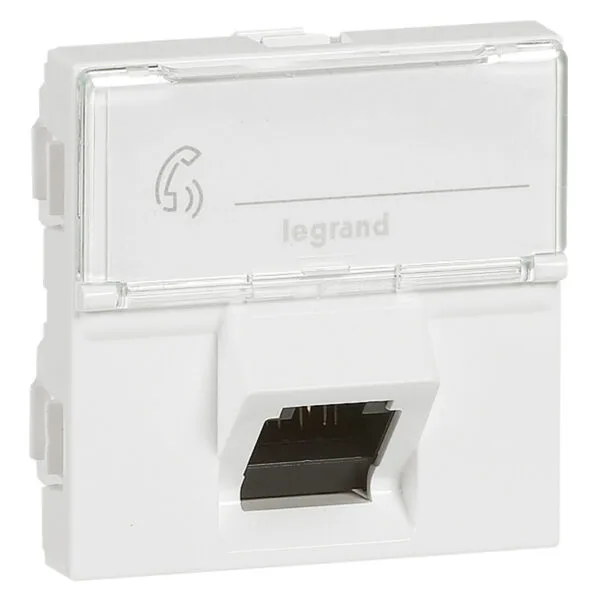 Legrand 076509 RJ45 CAT6A Utp 450, 2 Modül, Beyaz