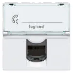 Legrand 076576 RJ45 CAT6A Stp, 2 Modül, Beyaz