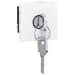 Legrand 076630 Kilitli Anahtar, Acil Aydınlatma Armatürlerini Kontrolü İçin, 2M, Beyaz