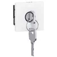 LG-076630-WEB-R Legrand 076630 Kilitli Anahtar, Acil Aydınlatma Armatürlerini Kontrolü İçin, 2M, Beyaz