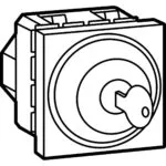 Legrand 077073 S.armada 3 Konumlu Kilitli Anahtar, Beyaz, 2M