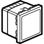 Legrand 078521 S.Armada Etiketlen. ışıklı gösterge, 230V AC, Mavi Led