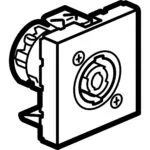 Legrand 078760 Sistem Armada 4 Kutuplu Dişi Speakon Priz -beyaz - 2MODüL