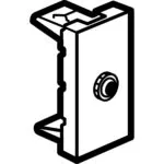 Legrand 078773 3.5MM Jack Plug için Priz, 1 Modül, Beyaz