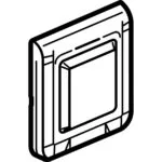 Legrand 078880 Çerçeve, 2M Antim. , Beyaz