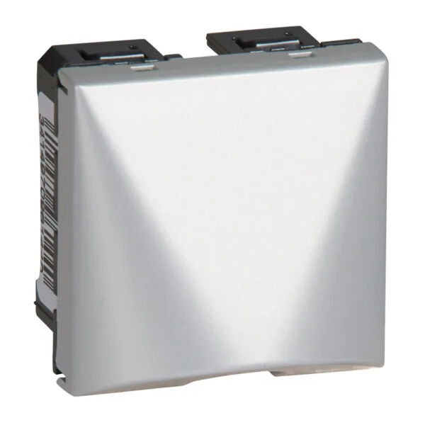 Legrand 079249 Kablo Çıkış Kapağı, 20A, 2M, Alüminyum