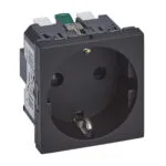 Legrand 079350L Top. Priz, Ç.k, Oto. , 16A, 250V~, 2M, Siyah