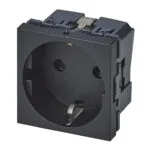 Legrand 079351L Top. Priz, Ç.k, Vidalı , 16A, 250V~, 2M, Siyah