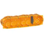 Legrand 080044 Batibox alçıpan Buat Dörtlü - 8/10 modül - Derinlik:40mm