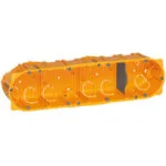 Legrand 080054 Batibox alçıpan Buat Dörtlü - 8/10 modül - Derinlik:50mm