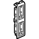 Legrand 080292 İnce Duvarlar için Kaide, 2X1M Dikey, Beyaz