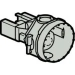 Legrand 081941 Batibox Dökme Beton için Tekli Buat - Derinlik: 58MM Birleştirilebilen