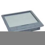 Legrand 088002 Standart tip döşeme altı buat için kapak, plastik, gri, 16 veya 24 modül