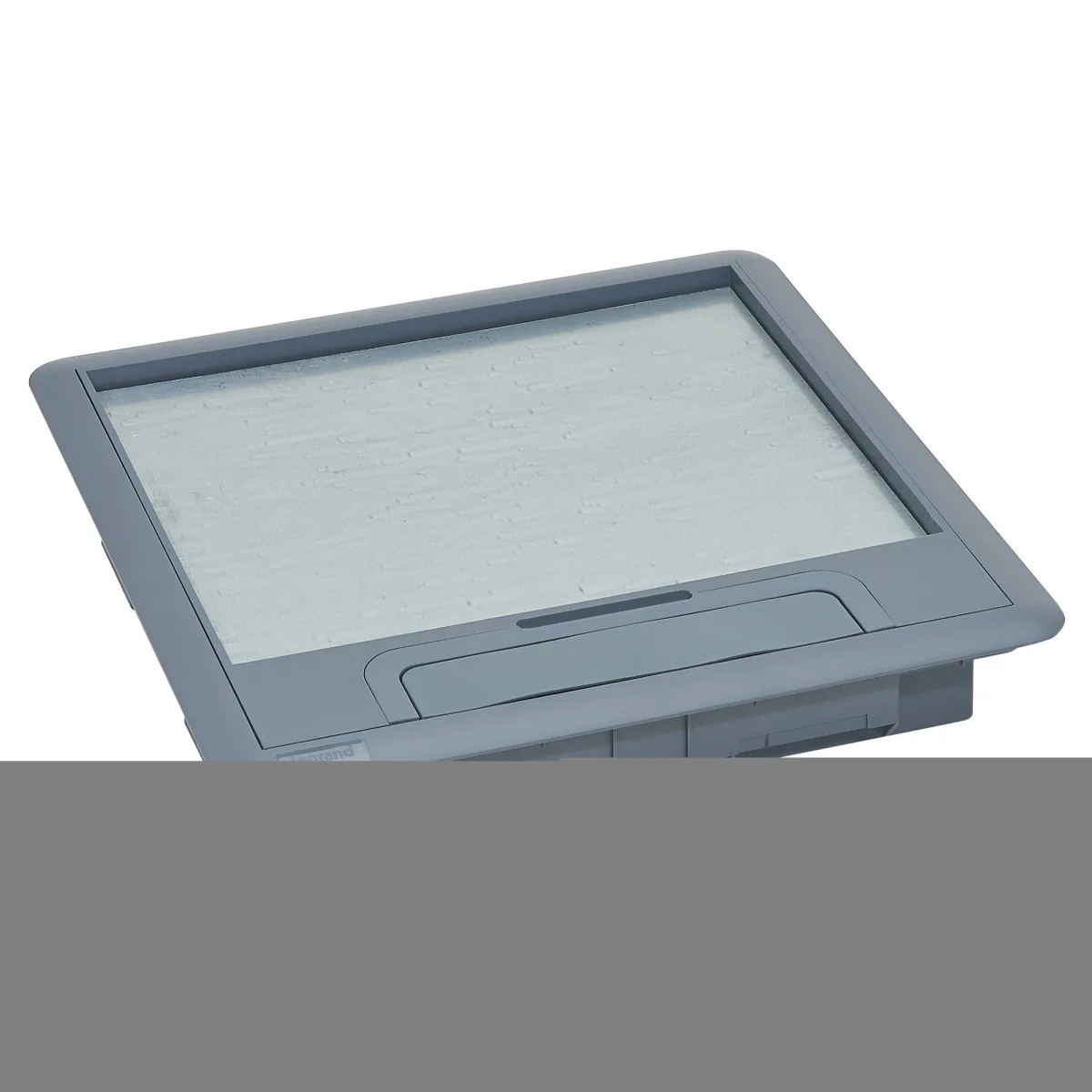 LG-088002-WEB-R Legrand 088002 Standart tip döşeme altı buat için kapak, plastik, gri, 16 veya 24 modül