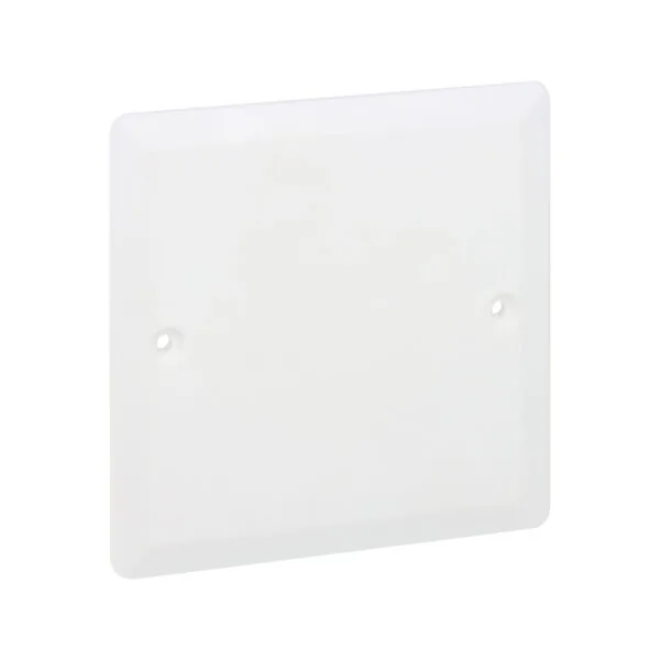 Legrand 089281 Batibox Kare Kapak, 80 X 80 Mm, Tekli Buatlar için