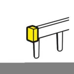 Legrand 404989 Otomatik sigorta baraları için uç koruma kapakları 1kutup ve 1K/N baralar için