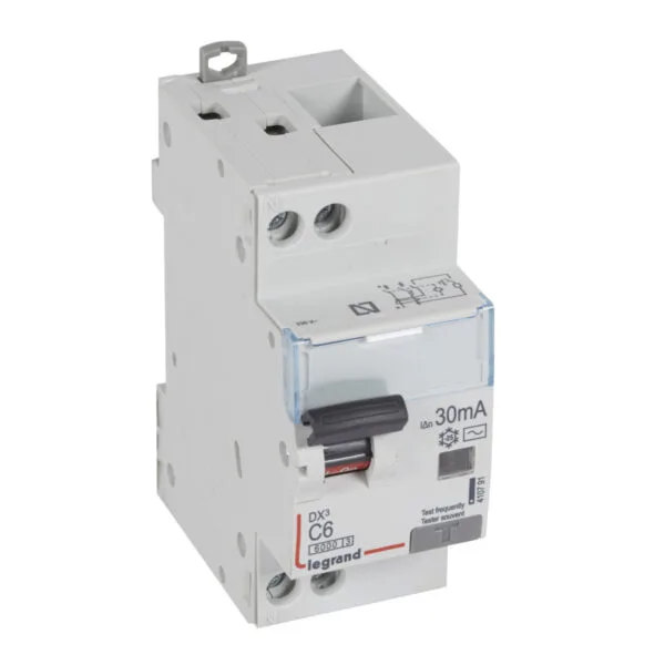 Legrand 410791 Dx³ Rcbo 6A 1P+N AC Tip 30MA