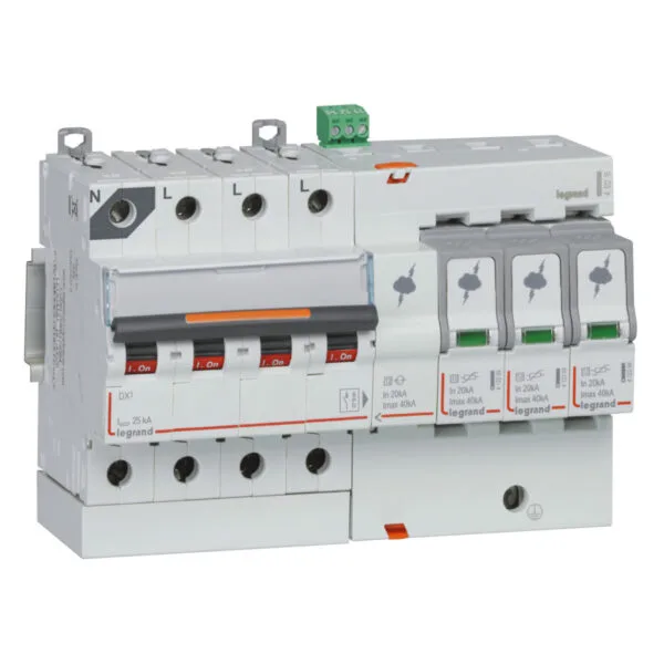Legrand 412215 Spd 3P+N T2 40KA Korumalı 20KA