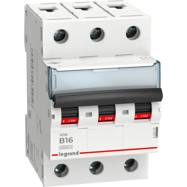 Legrand 433498 XG6 3P B16 6KA