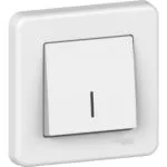 Schneider LNA1600321 Leona Beyaz Çerçeveli Işıklı Liht Buton