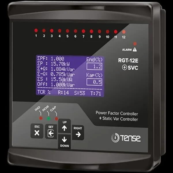 Tense RGT-12E Svc Reaktif Güç Kontrol Rölesi