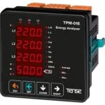 Tense TPM-01 ES 96x96mm Enerji Analizörü, Haberleşmeli,7 Segment Display Ekran,31.Harmonik Ölçümü,1 Dij. İnput-1 Röle Çıkışı