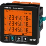 Tense TPM-05 96x96mm Enerji Analizörü, Haberleşmeli,Custom LCD Ekran,41.Harmonik Ölçümü,1 Dij. İnput-2 Röle Çıkışı