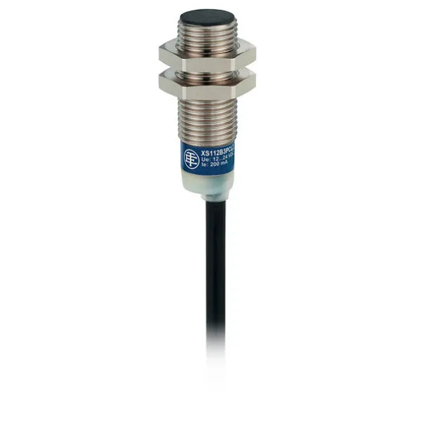 Telemecanique SENSORS XS112B3PCL2 SN4MM XS1 M12 12-24VDC 2M Kablolu Düz Kafa Endüktif Sensör
