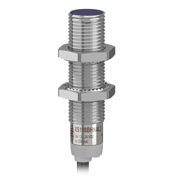Telemecanique SENSORS XS112BHPAL2 L49MM-SN4MM XS1 M12 12-24VDC 2M Kablolu Pirinç Endüktif Sensör