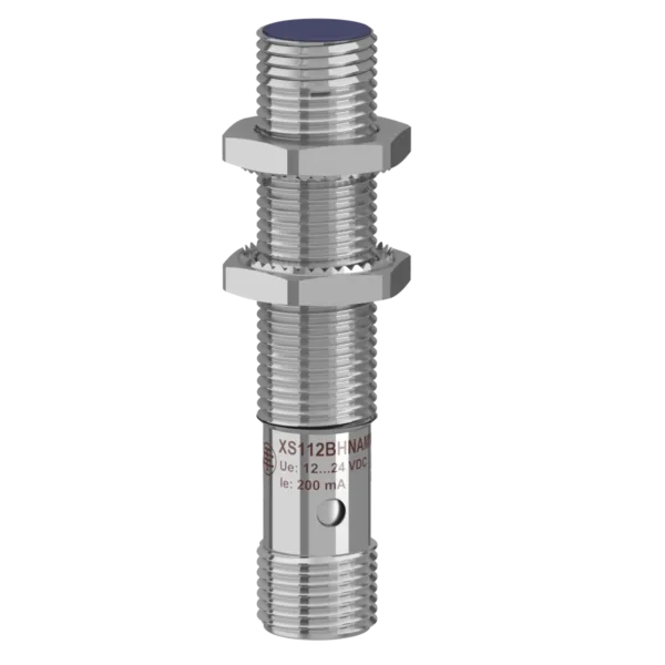 Telemecanique SENSORS XS112BHPAM12 L61MM-SN4MM XS1 M12 12-24VDC M12 Pirinç Endüktif Sensör