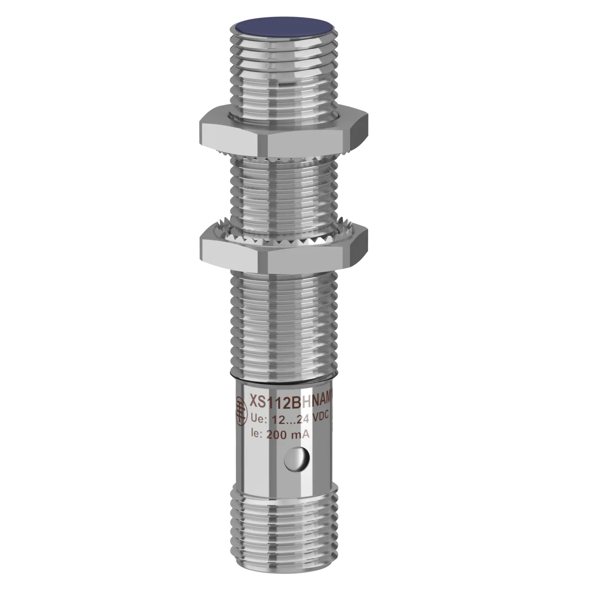 XS112BHPAM12 Telemecanique SENSORS XS112BHPAM12 L61MM-SN4MM XS1 M12 12-24VDC M12 Pirinç Endüktif Sensör
