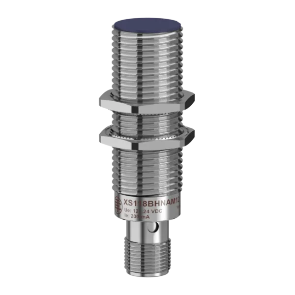 Telemecanique SENSORS XS118BHPAM12 L64MM-SN8MM XS1 M18 12-24VDC M12 Brass Endüktif Sensör
