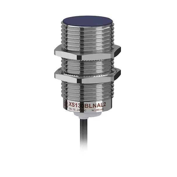 XS130BHPAL2-1 Telemecanique SENSORS XS130BHPAL2 L57MM-SN15MM XS1 M30 12-24VDC 2M Kablolu Brass Endüktif Sensör