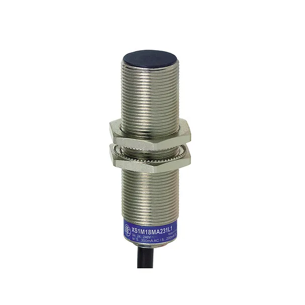 XS1M18KP340-2 Telemecanique SENSORS XS1M18KP340 U60MM-SN5MM XS1 M18 12-24VDC 2M Kablolu Pirinç Endüktif Sensör