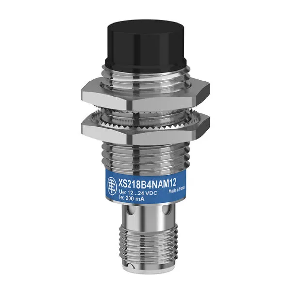 Telemecanique SENSORS XS218B4PAM12 L51MM-SN16MM XS2 M18-M12 12-24VDC Pirinç Endüktif Sensör