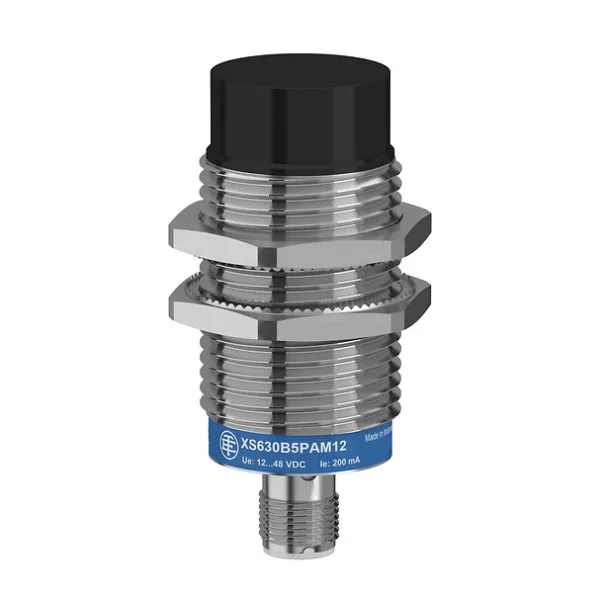Telemecanique SENSORS XS630B5PAM12 L74MM-SN30MM XS6 M30-M12 12-48 VDC Brass Endüktif Sensör