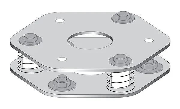 Telemecanique Sensors XUSZFB2 Xusl Işık Perdeli Sensör için Ayarlanabilir Vidalı Braket