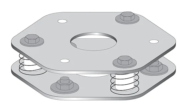 XUSZFB2 Telemecanique Sensors XUSZFB2 Xusl Işık Perdeli Sensör için Ayarlanabilir Vidalı Braket