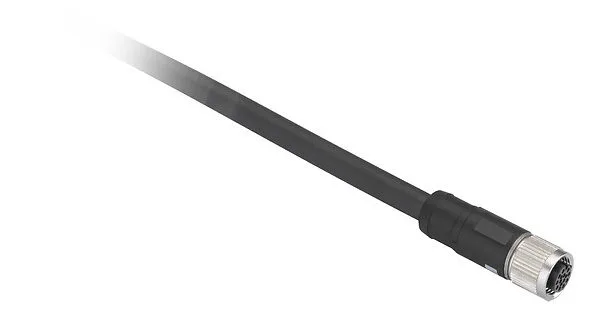 Telemecanique SENSORS XZCP29P11L5 M12 8 Pinli Pur 5M Kablolu Konnektör