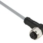 Telemecanique SENSORS XZCPV12V2L2 2M 3 Pimli Pvc M12 Dişi Dirsekli Kablolu Konnektör