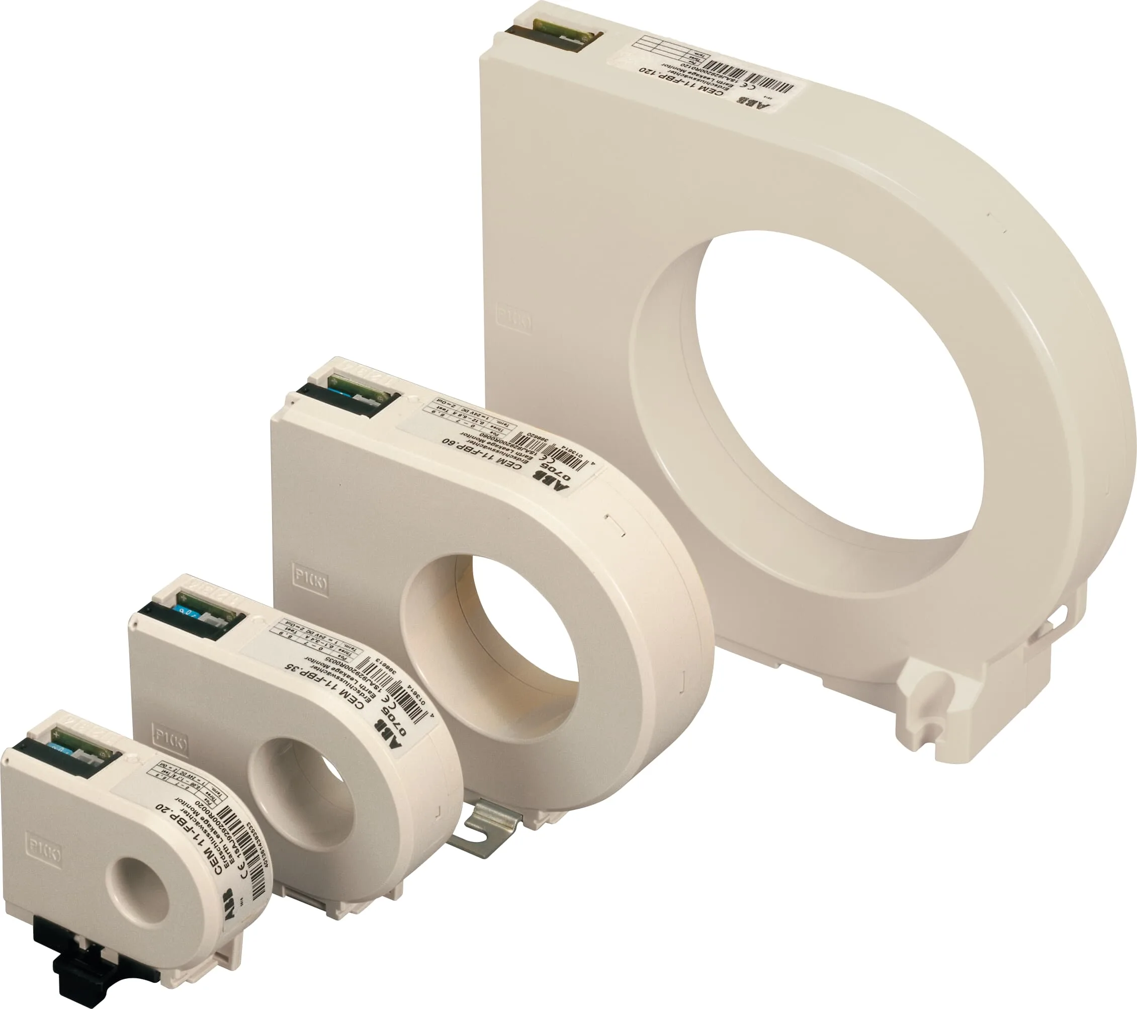 1SAJ929200R0035 ABB 1SAJ929200R0035 CEM11-FBP.35 UMC Evrensel Motor Koruma Sistemi İçin Toprak Kaçak Akım Sensörü 100-3400 mA 35mm